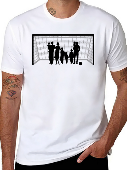 Family Goal T-Shirt - Black Cotton Tee