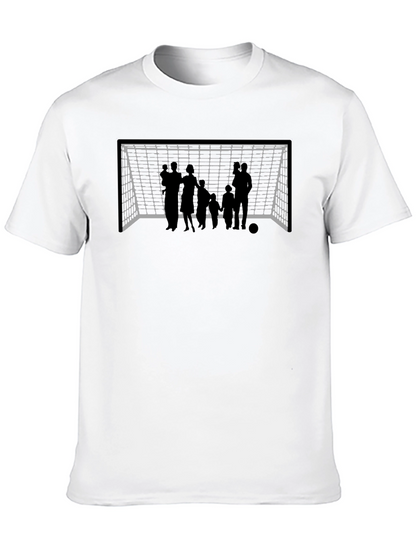 Family Goal T-Shirt - Black Cotton Tee