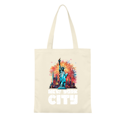 Vintage Revolutionary USA Flag Canvas Bag | Retro Patriotic History Shoulder Tote