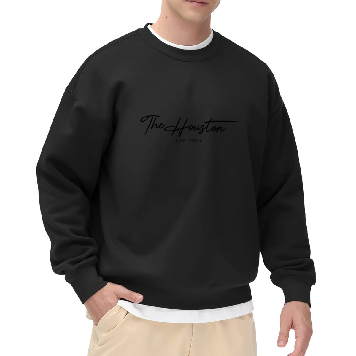 The Houston Classic Cursive City Sweatshirt