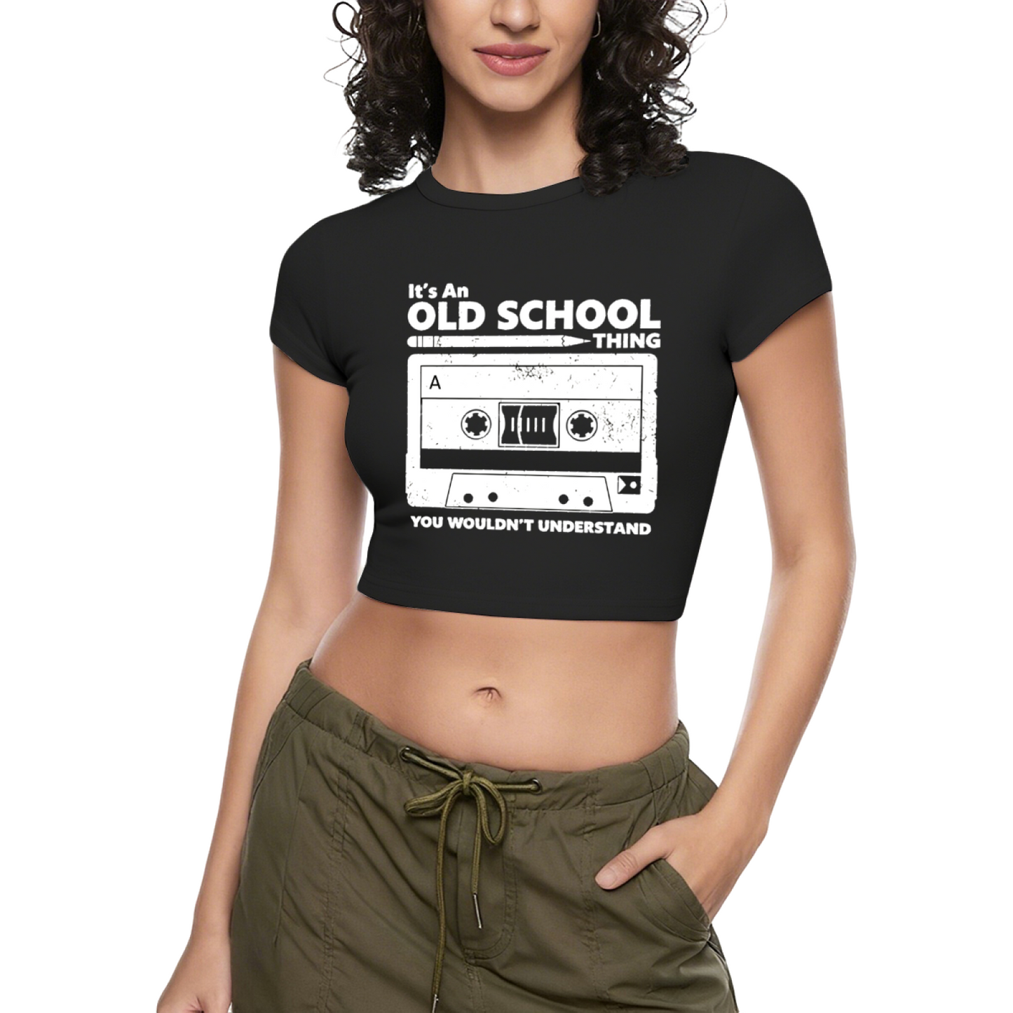 Thankful Blessed Faith Red Slogan Crop Top