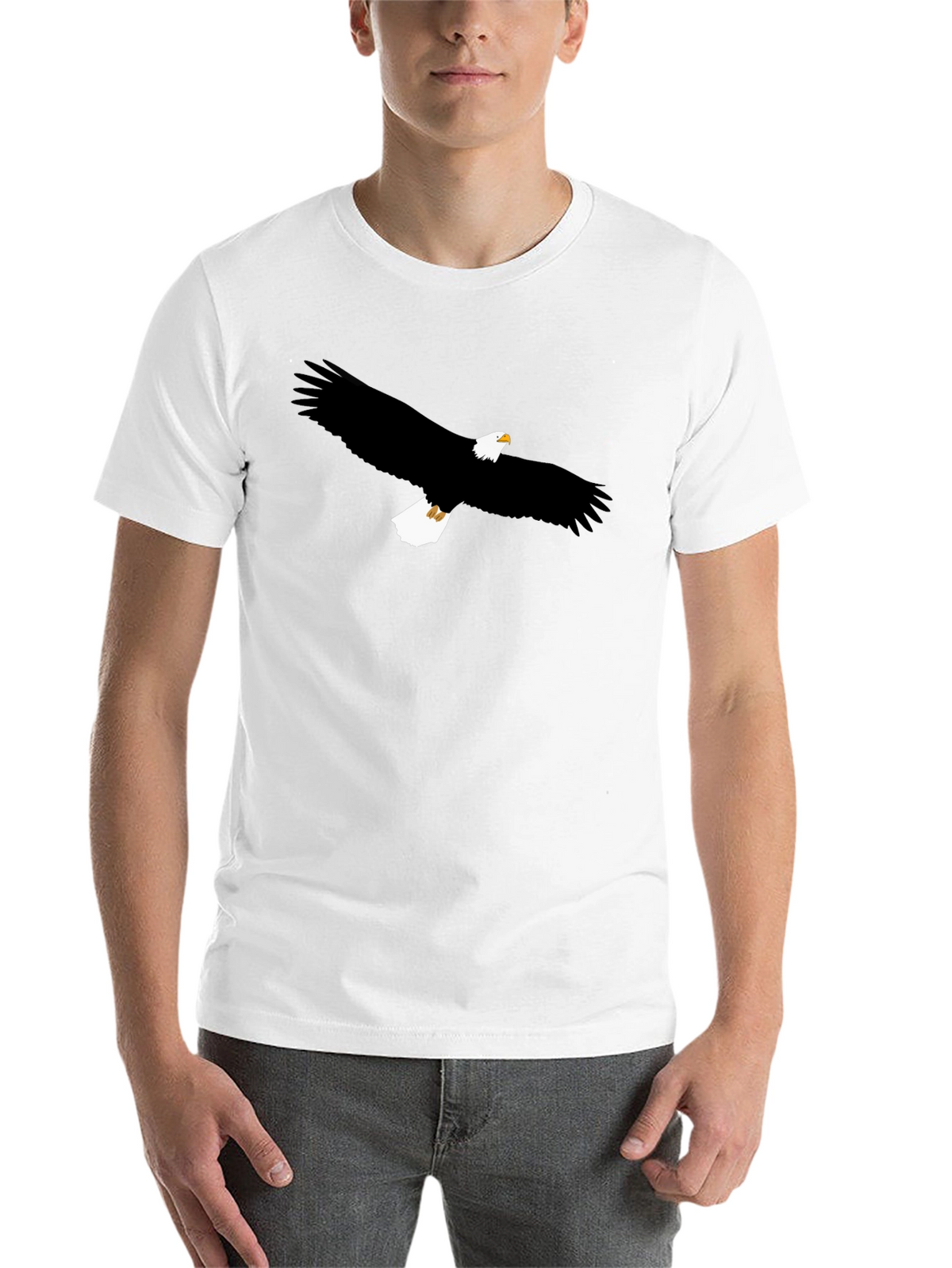 Black Eagle Graphic T-Shirt for Men