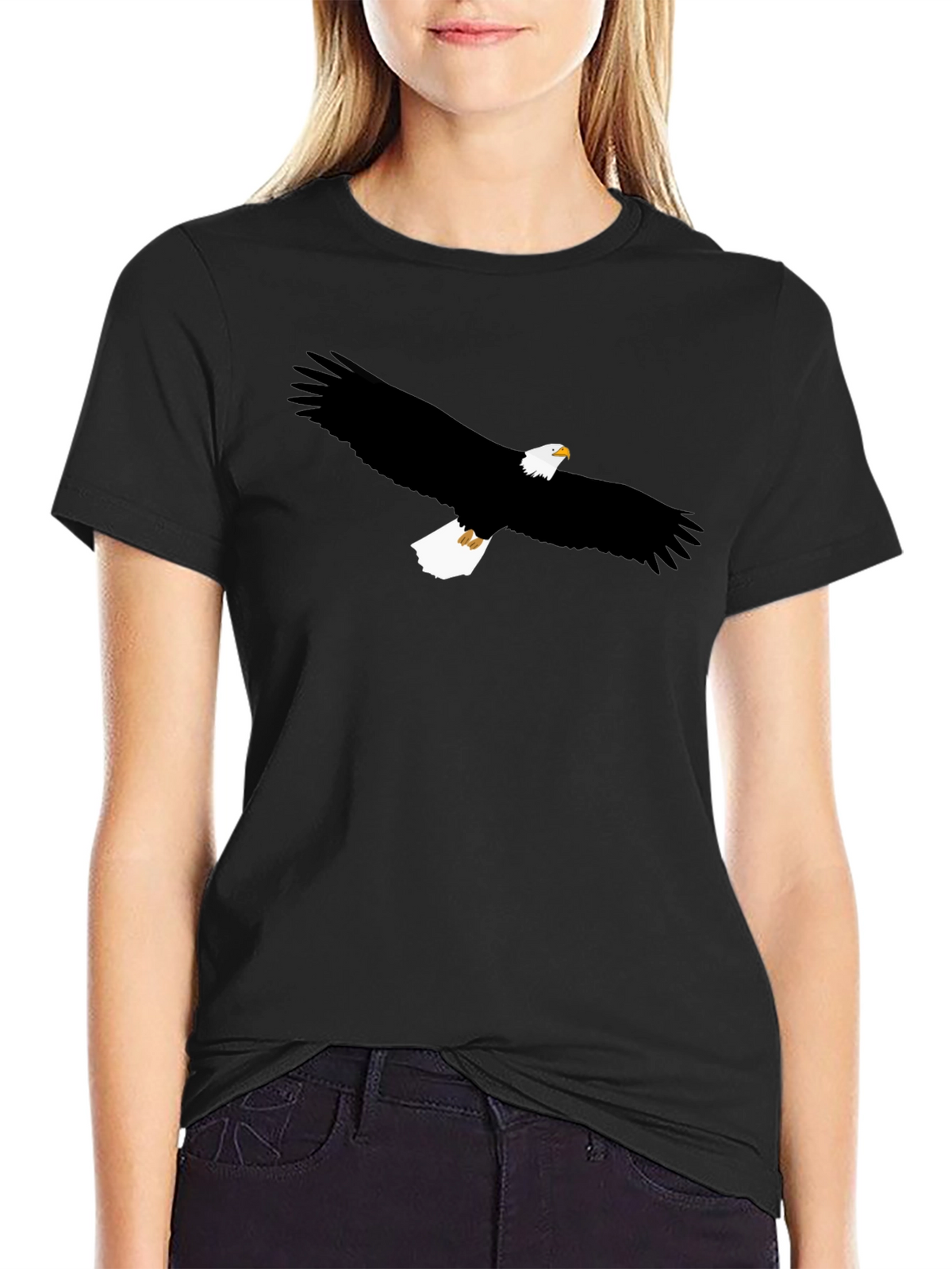 Black Eagle Graphic T-Shirt for Men