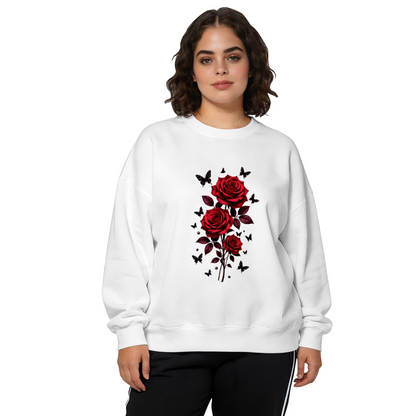 Elegant Blooming Floral Daily Crewneck Sweatshirt