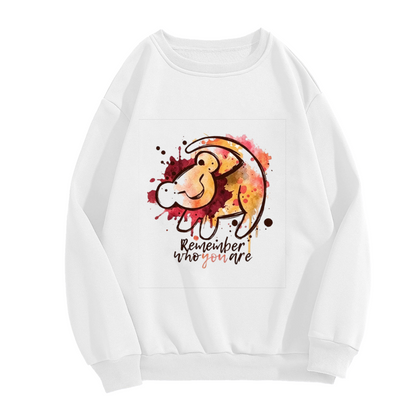 Cool Dachshund Dog In Colorful Outfit With Sunglasses Crewneck Sweatshirt