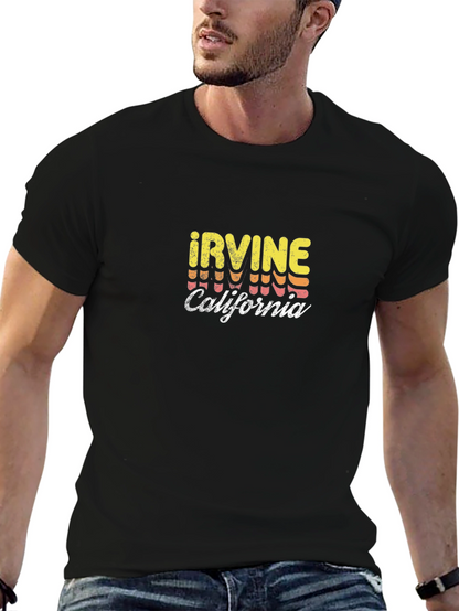 Irvine California Retro T-Shirt - Black