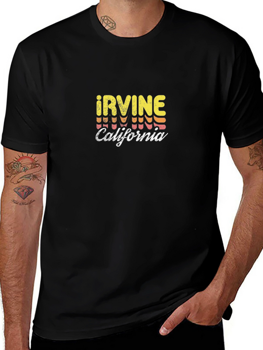 Irvine California Retro T-Shirt - Black