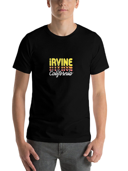 Irvine California Retro T-Shirt - Black