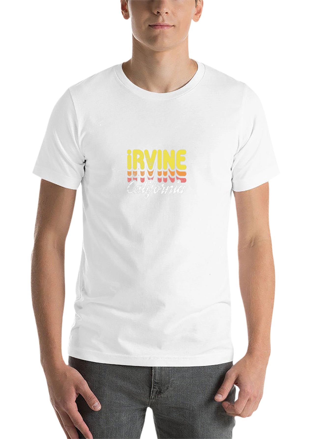 Irvine California Retro T-Shirt - Black