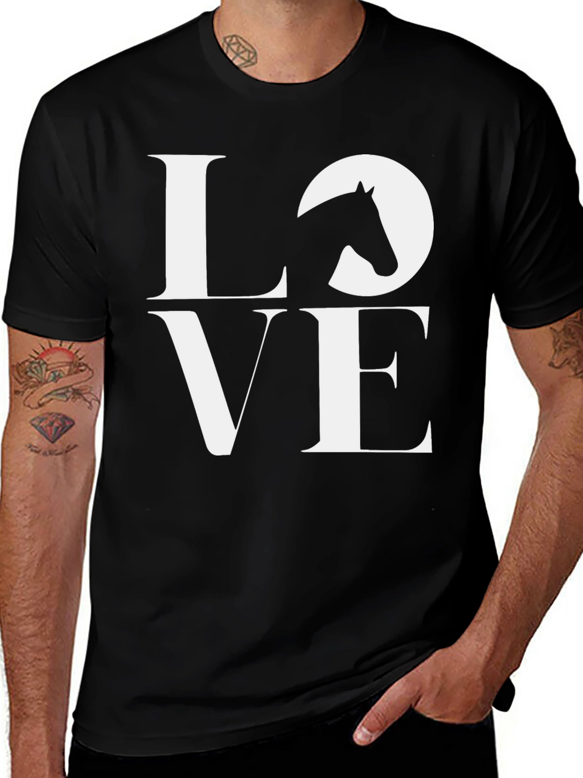 Horse Lover T-Shirt - Stylish Equestrian Tee