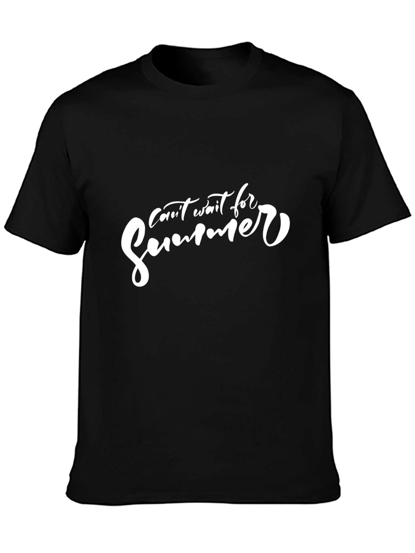 Cant Wait for Summer Black T-Shirt