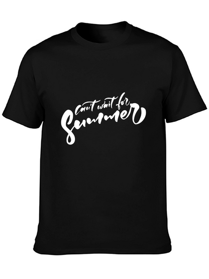 Cant Wait for Summer Black T-Shirt