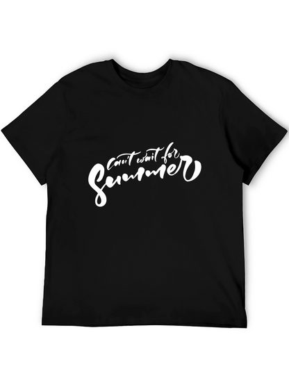 Cant Wait for Summer Black T-Shirt