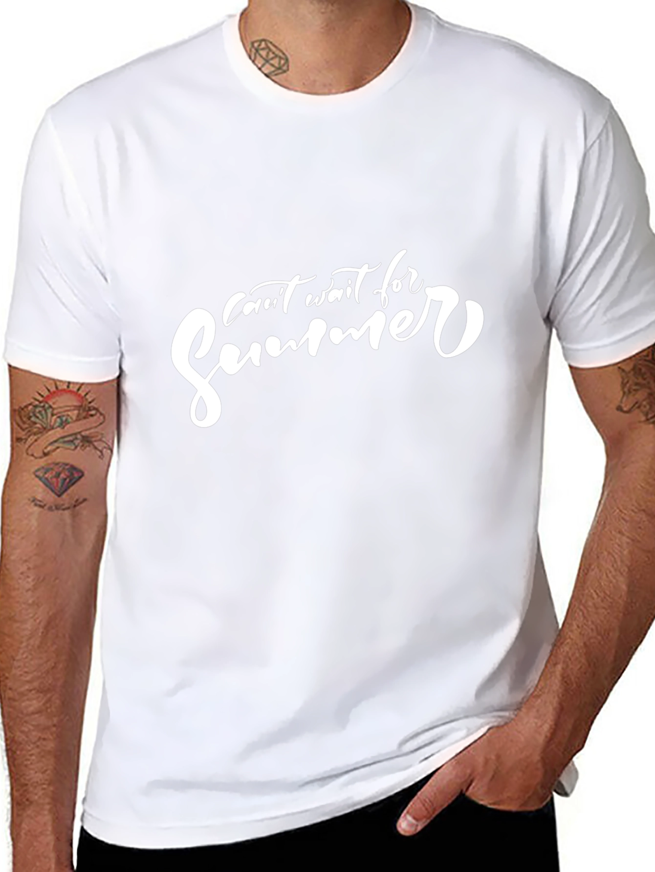 Cant Wait for Summer Black T-Shirt