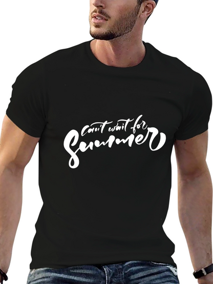 Cant Wait for Summer Black T-Shirt