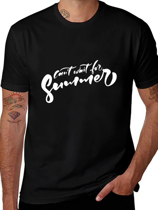 Cant Wait for Summer Black T-Shirt