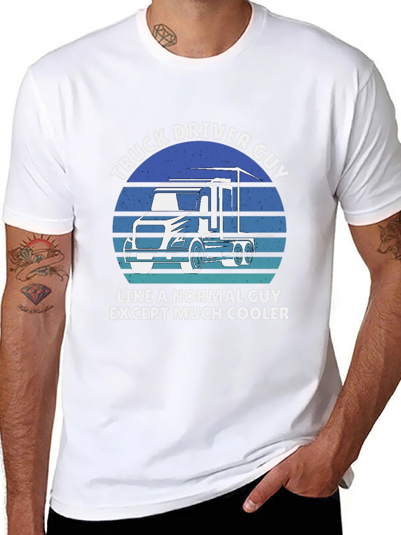 Truck Driver Guy T-Shirt