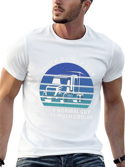 Truck Driver Guy T-Shirt
