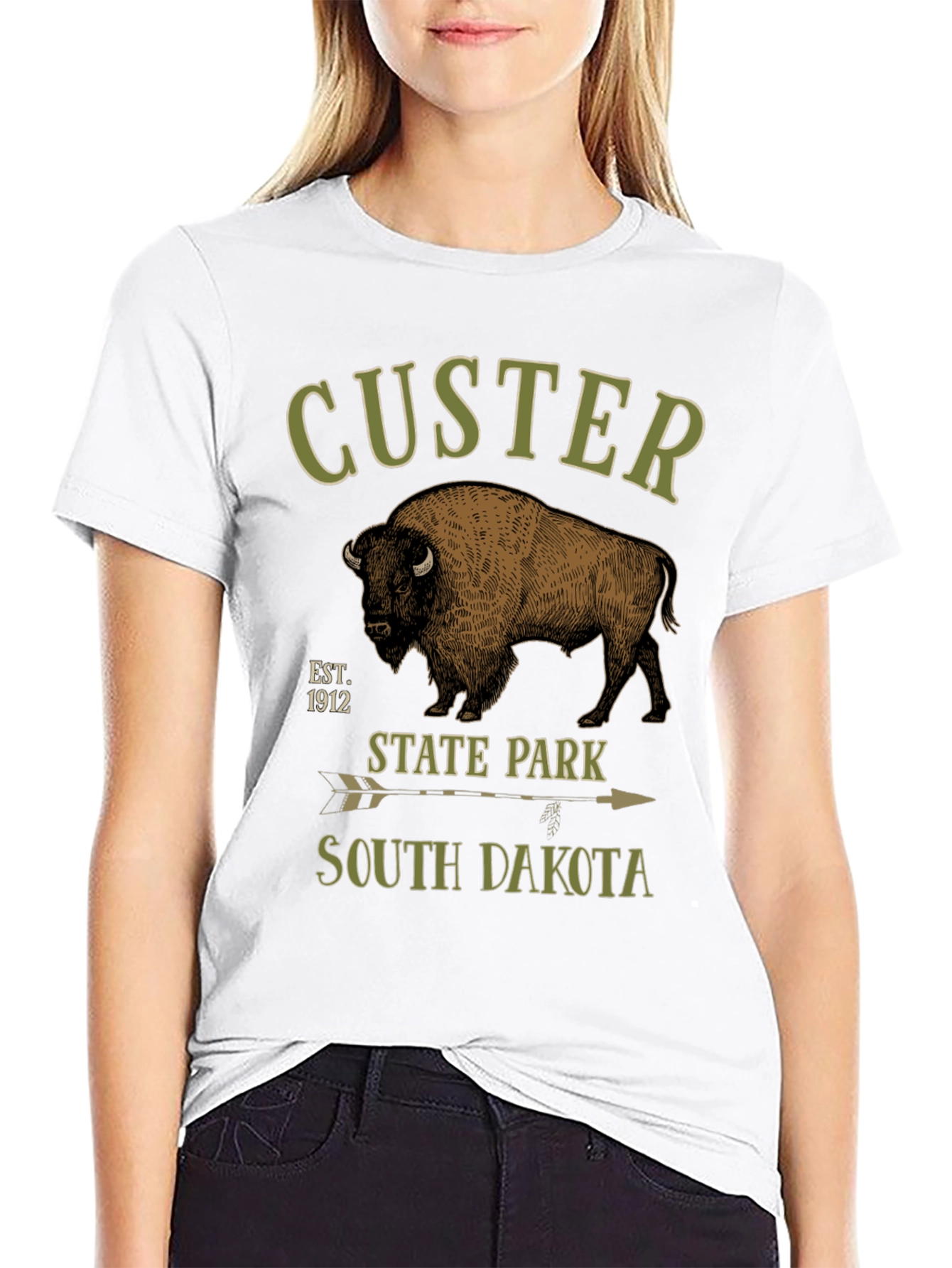 Custer State Park T-Shirt - Bison Design