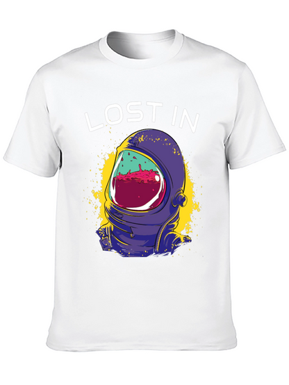 Lost In Space Graphic Tee - Astronaut Helmet Design