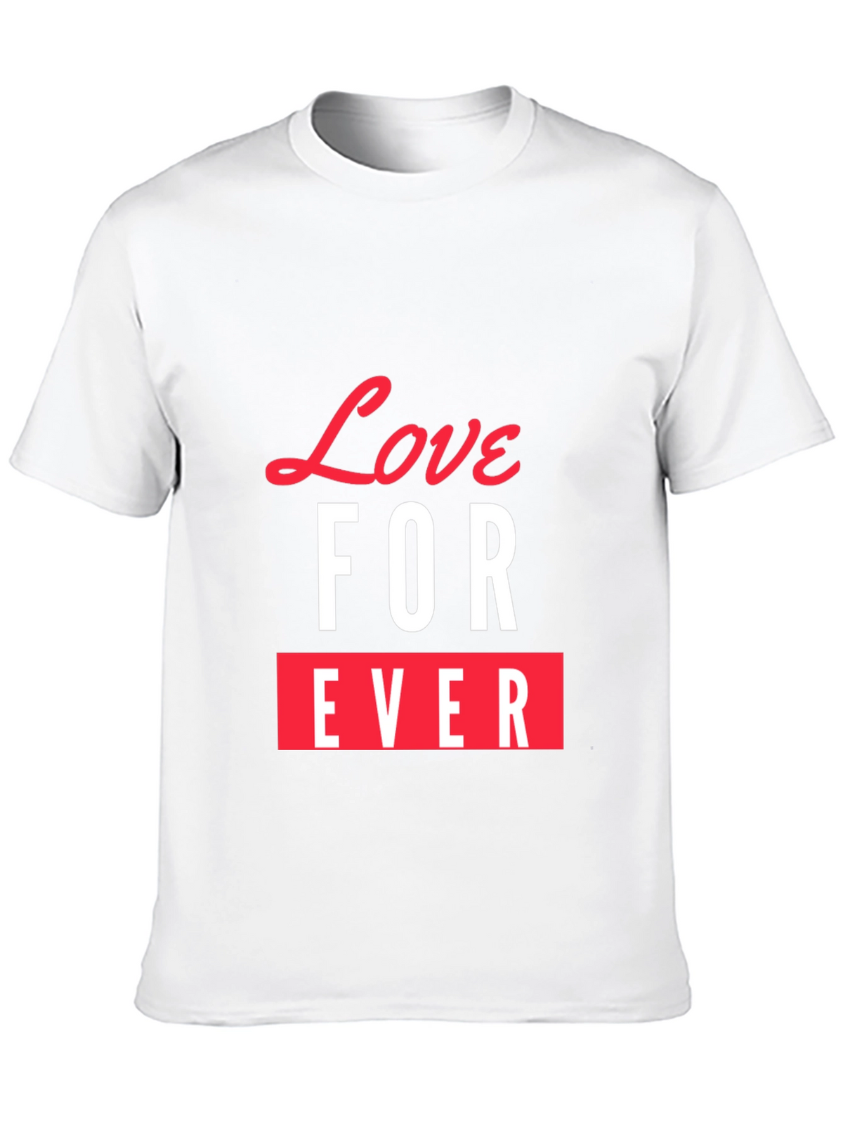Love Forever Graphic Tee - Stylish Black T-Shirt