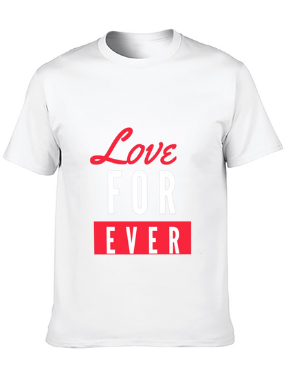 Love Forever Graphic Tee - Stylish Black T-Shirt