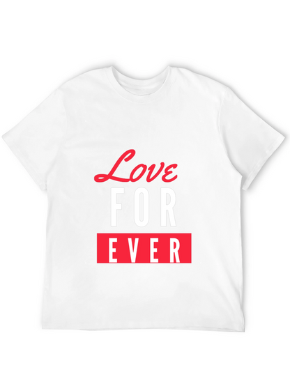 Love Forever Graphic Tee - Stylish Black T-Shirt
