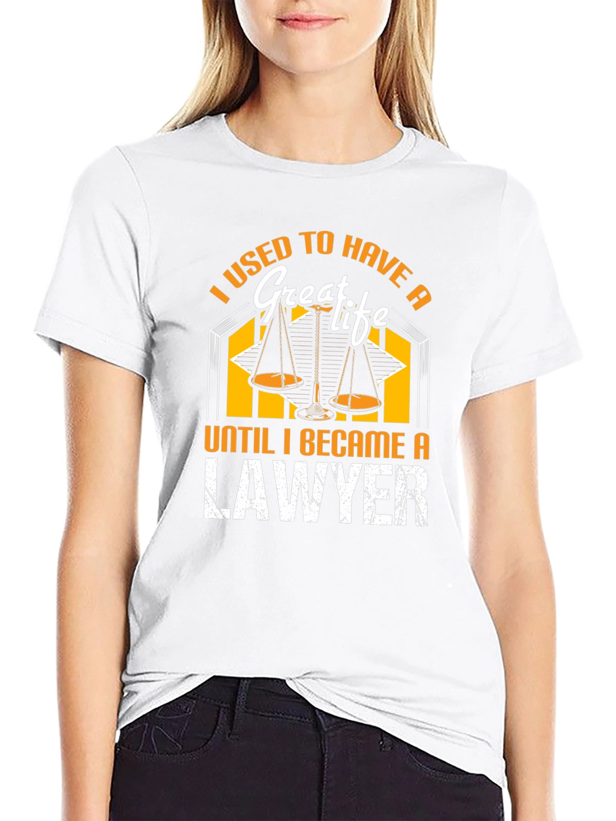 I Used to Have a Great Life Lawyer T-Shirt