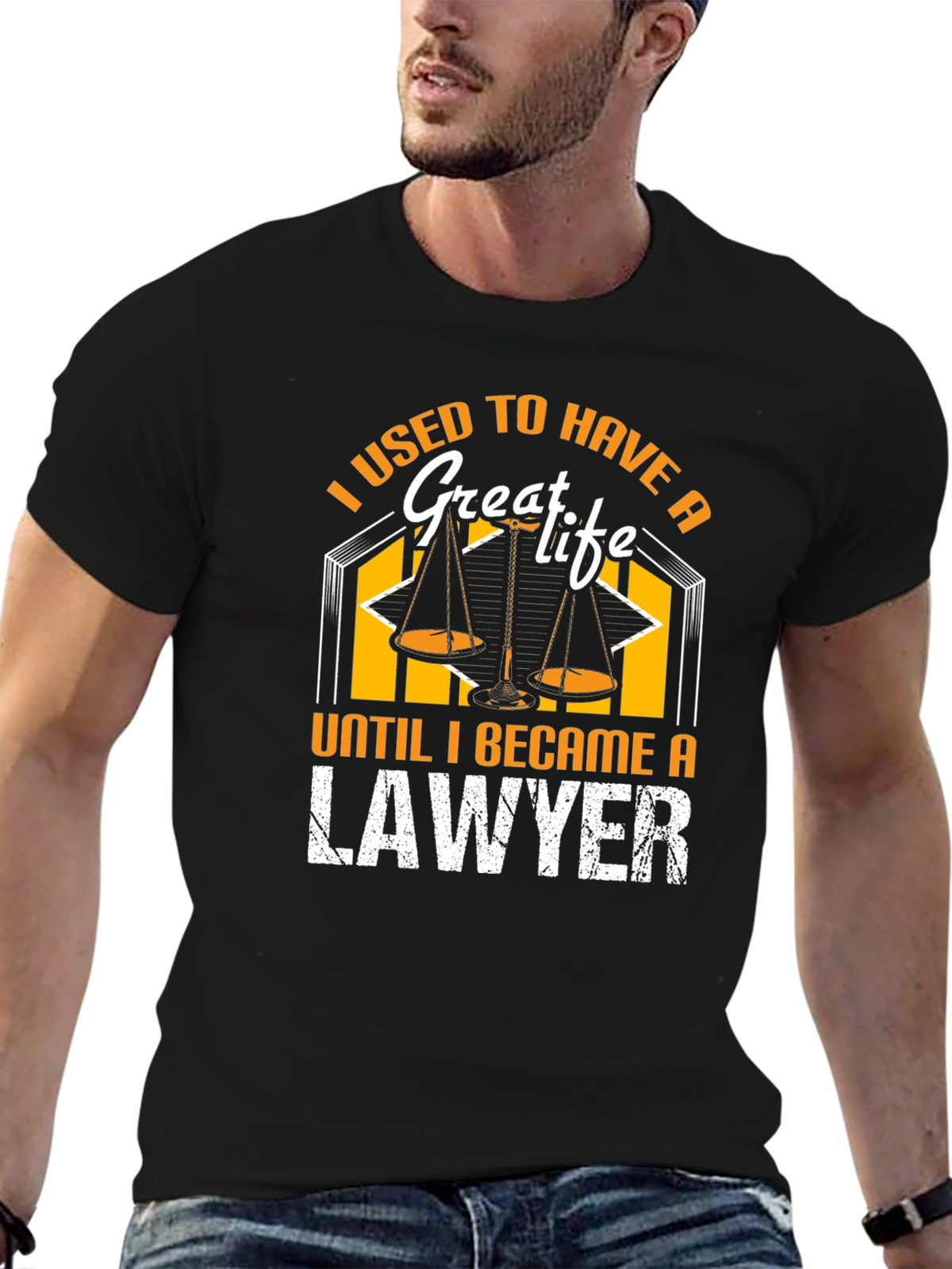 I Used to Have a Great Life Lawyer T-Shirt