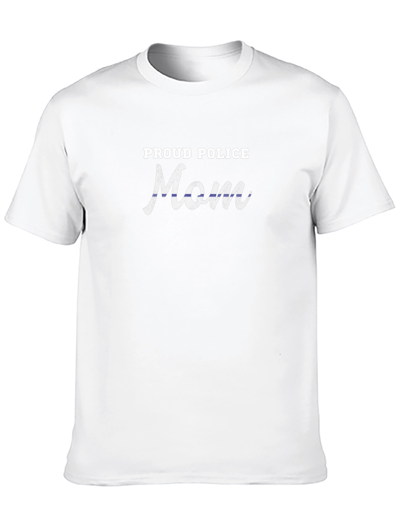 Proud Police Mom T-Shirt - Thin Blue Line