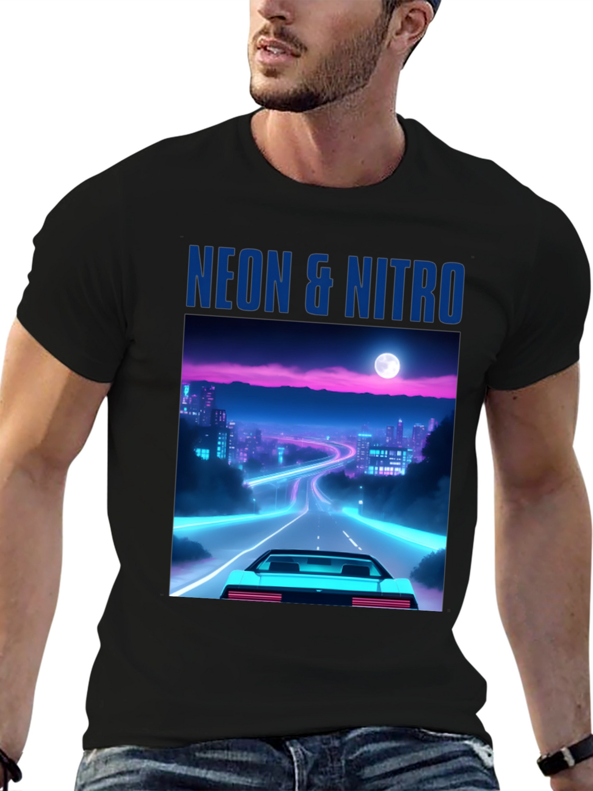 Neon & Nitro Retro Drive T-Shirt