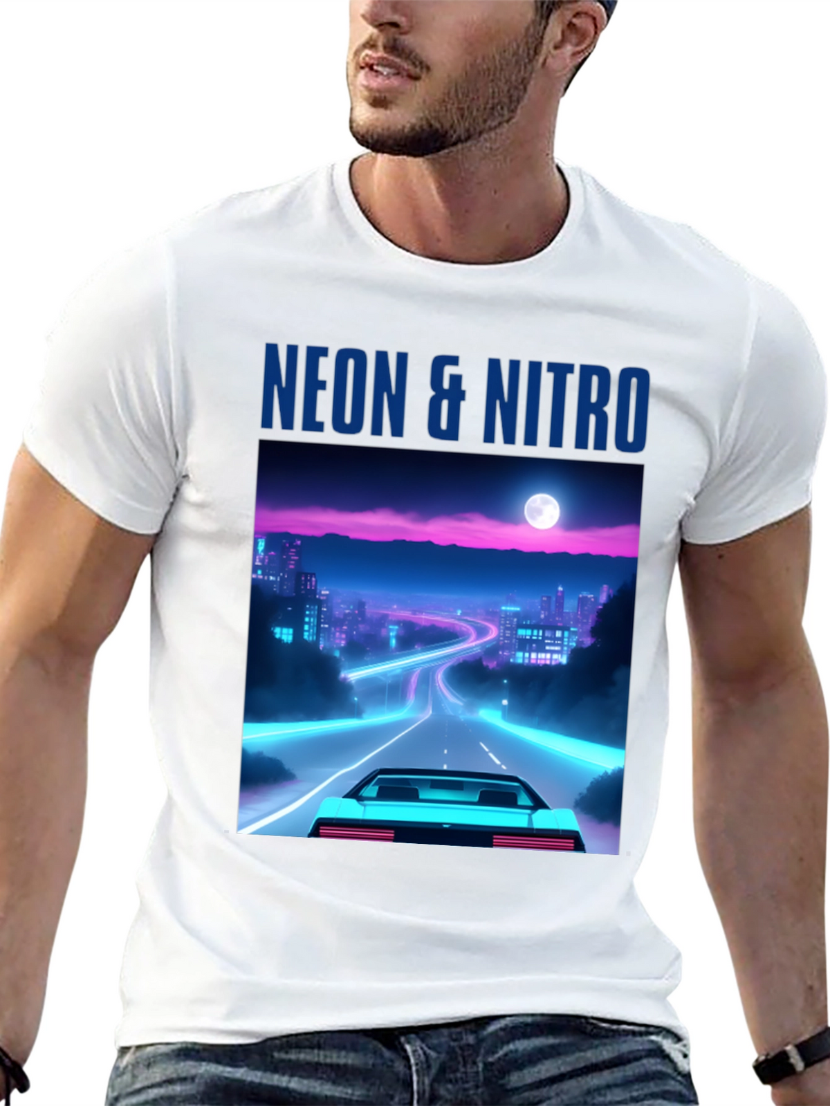 Neon & Nitro Retro Drive T-Shirt