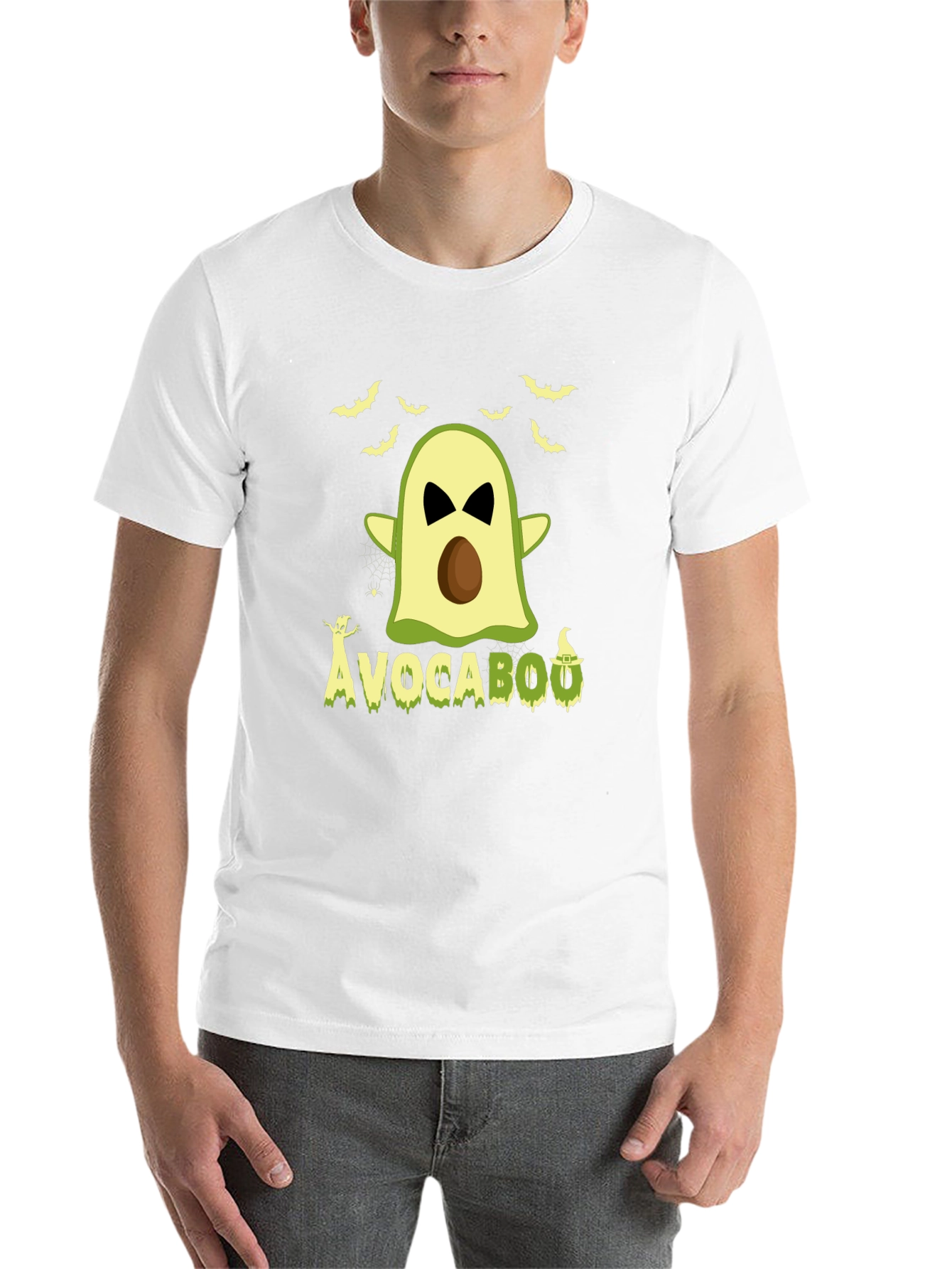 Avocabooo Halloween T-Shirt - Funny Avocado Ghost Tee