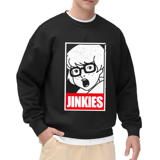 Jinkies Velma Scooby?Doo Retro Cartoon Fan Crewneck Sweatshirt
