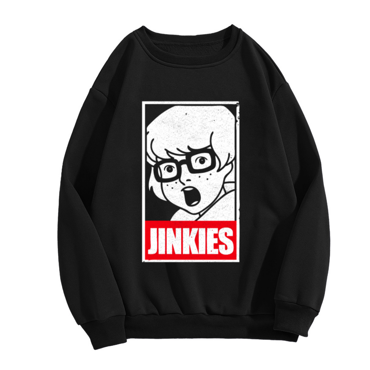 Jinkies Velma Scooby?Doo Retro Cartoon Fan Crewneck Sweatshirt