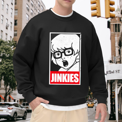 Jinkies Velma Scooby?Doo Retro Cartoon Fan Crewneck Sweatshirt