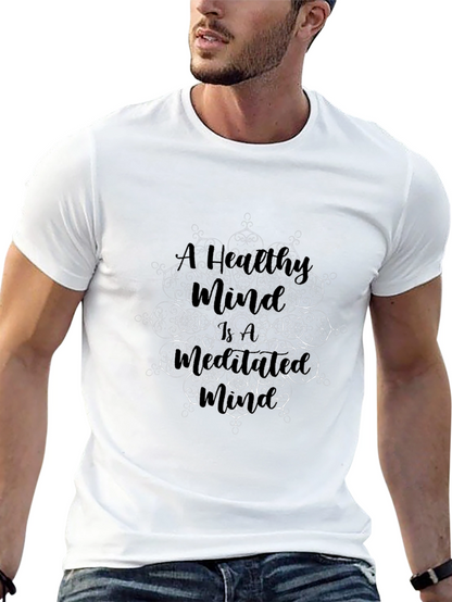 Mandala Art Graphic Black T-Shirt