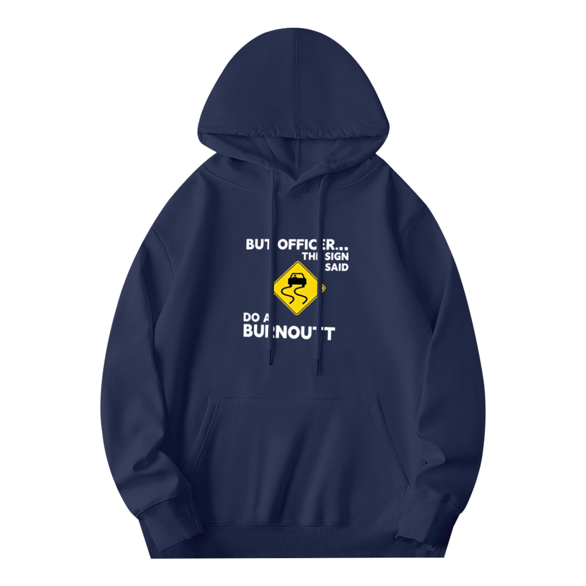 Officer Joke Car Enthusiast Navy?Tone Hoodie