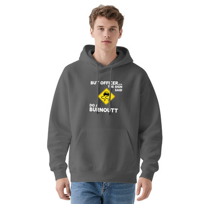 Officer Joke Car Enthusiast Navy?Tone Hoodie