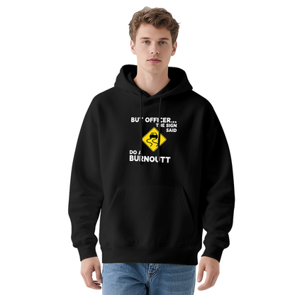 Officer Joke Car Enthusiast Navy?Tone Hoodie