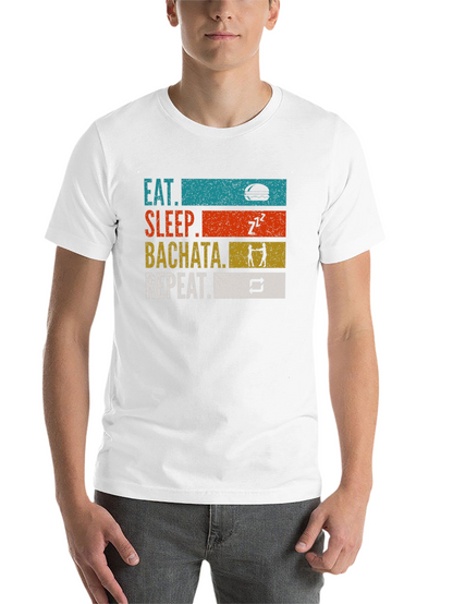 Eat Sleep Bachata Repeat Graphic T-Shirt