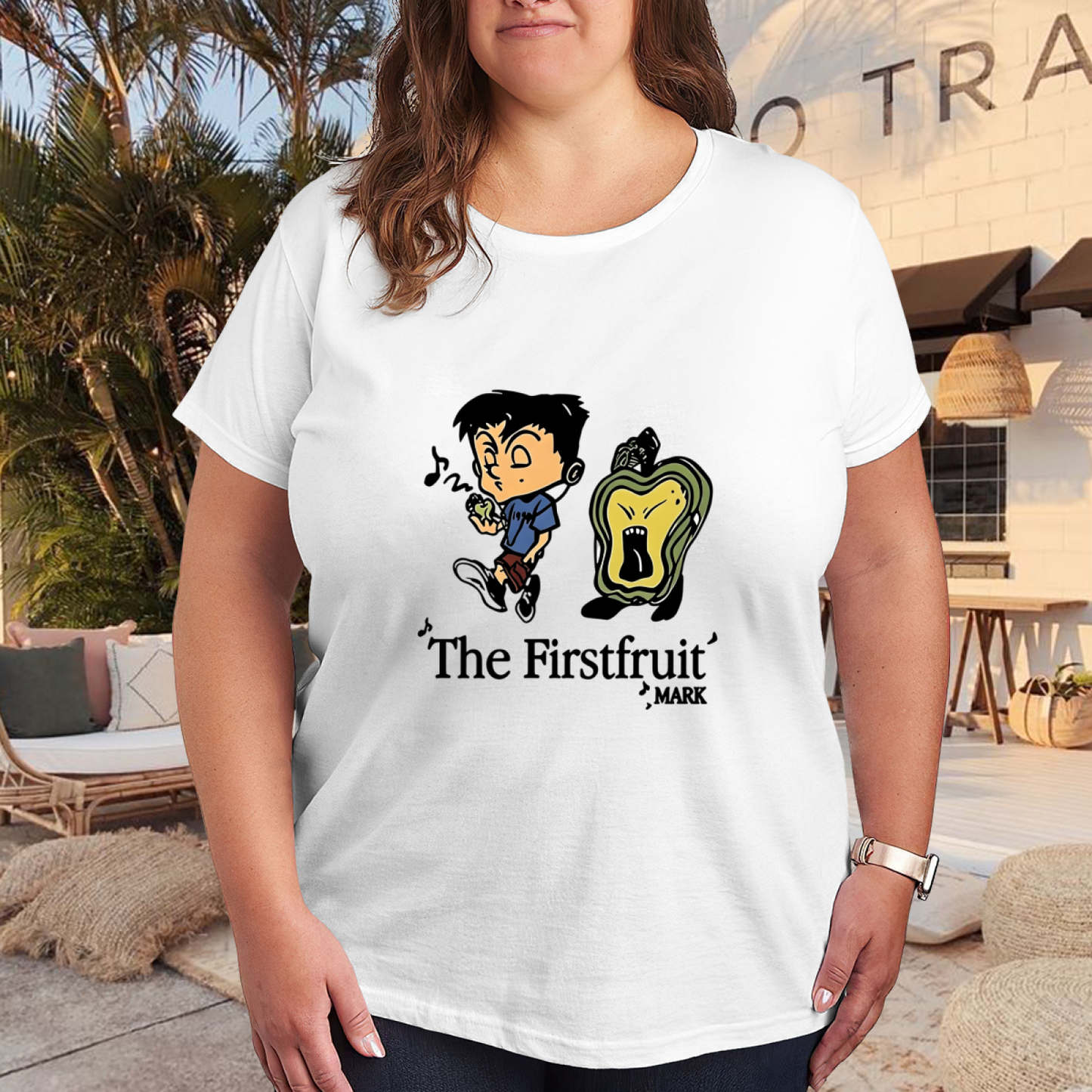 The Firstfruit Retro Hip Hop Cartoon Tee