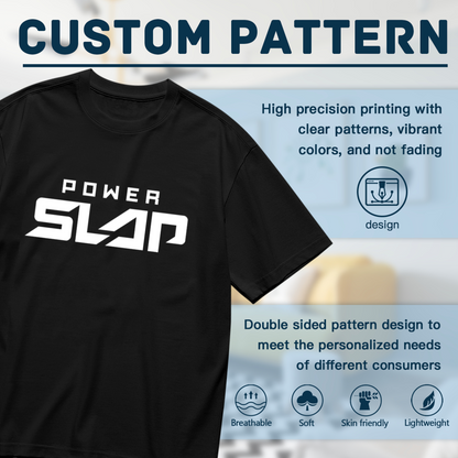 Power Slap Bold Combat Sports Logo Tee