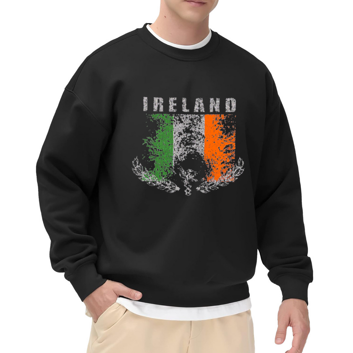 Be Kind Simple Positive Inspiring Quote Crewneck Sweatshirt