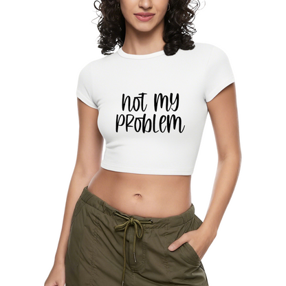 Bubblegum Baddie Graffiti Hot Pink Crop Tee