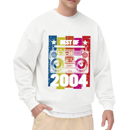 Retro Bowling Ball & Pin Sport Hobby Graphic Crewneck Sweatshirt