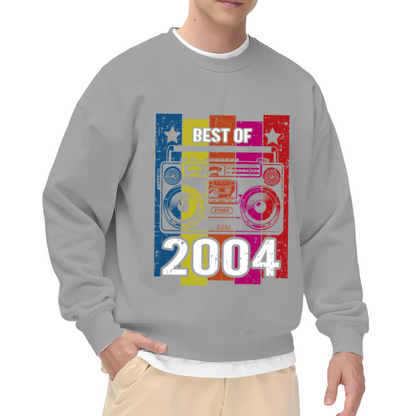 Retro Bowling Ball & Pin Sport Hobby Graphic Crewneck Sweatshirt