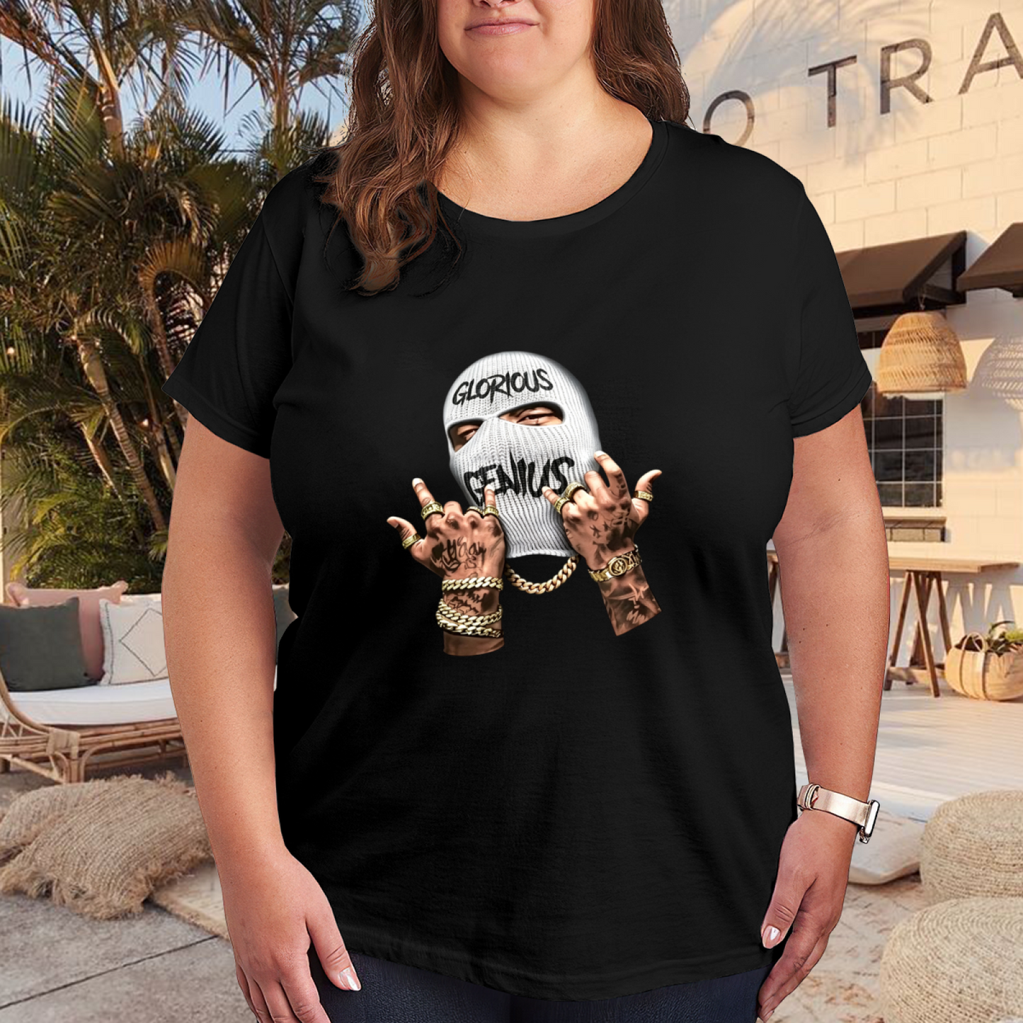 Cute Smiley Heart Tongue Sweet Girl Tee