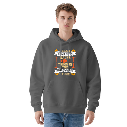 Hardware Store Lover Vintage Text Hoodie, Relaxed Comfortable Cut