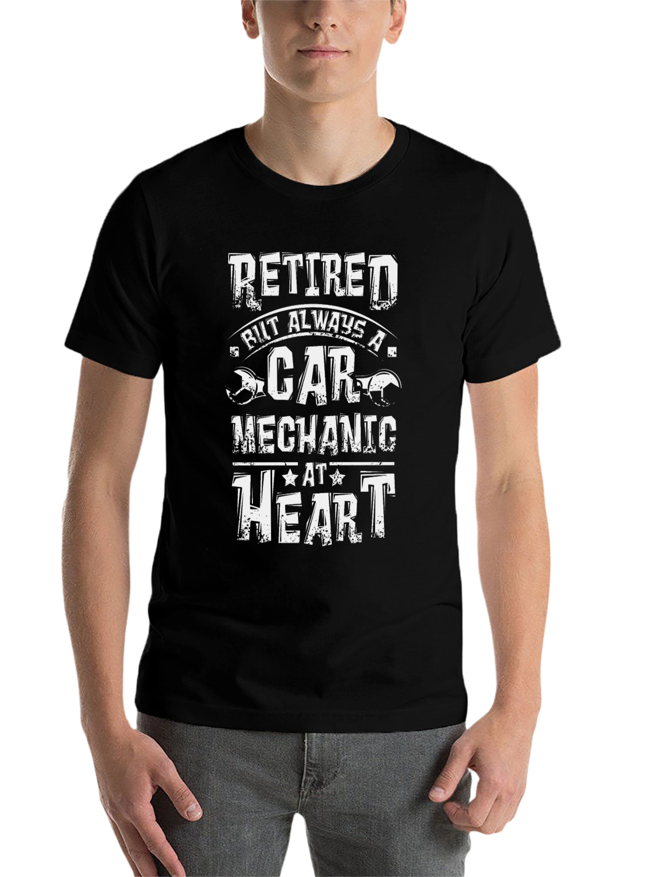 Retired Car Mechanic T-Shirt: Always at Heart